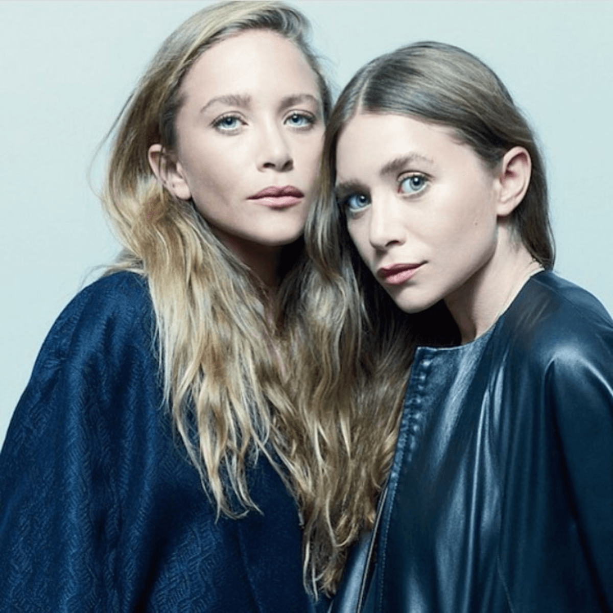 Olsen Dip hair with soft root contrast and natural texture, worn by Mary-Kate and Ashley Olsen.