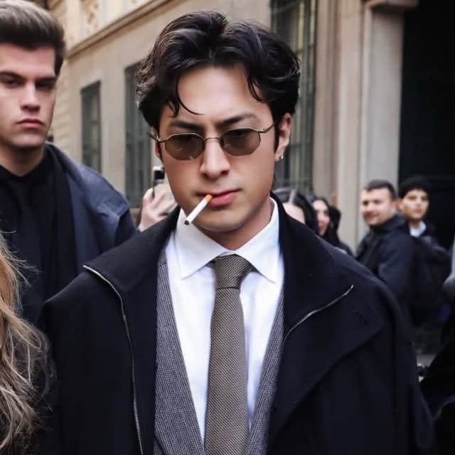 Hudson Mullet GTL - Hudson Williams’ Textured Mullet at Giorgio Armani6