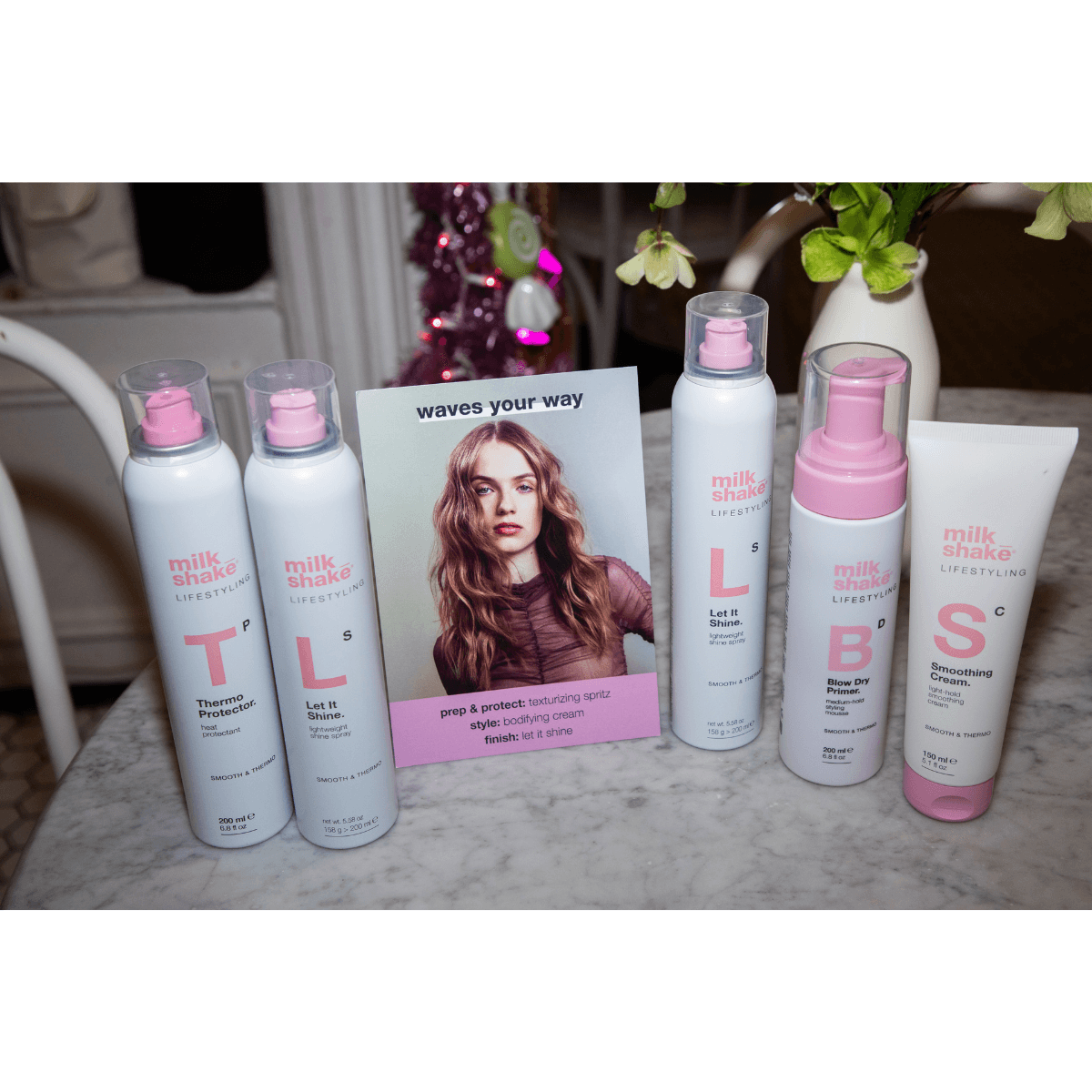 Lifestyling Collections Smooth & Thermo Products on a table