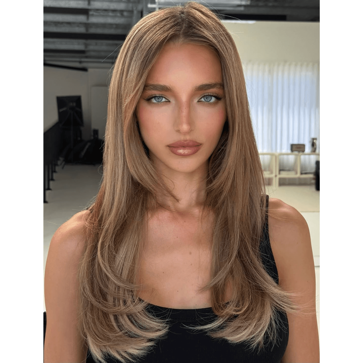 brown butter blonde blowout