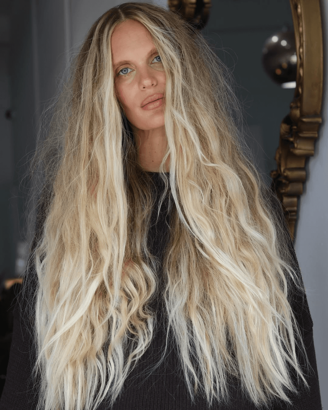 bold panels vs fine ribbons lo wheeler surfed in balayage Photo Credit Instagram via @lo_wheelerdavis