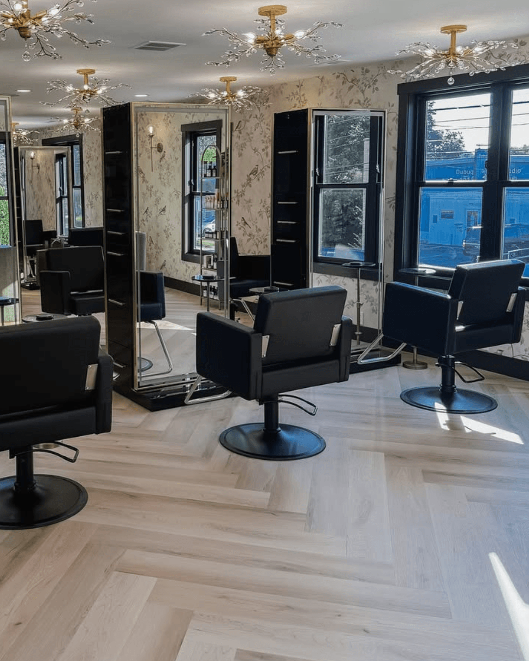 with chairs Minerva Beauty Kamino LED Station Photo courtesy of Minerva Beauty